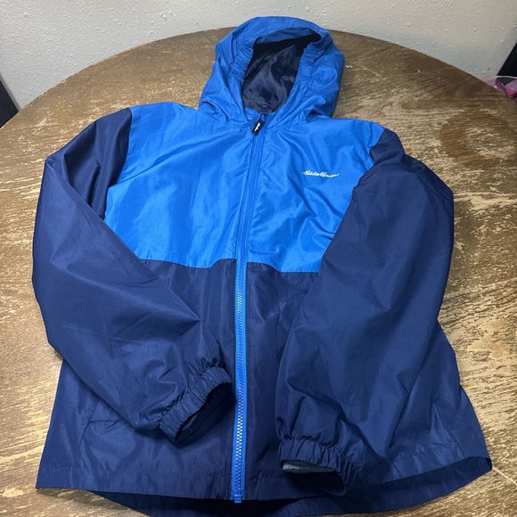 Eddie Bauer Two-Tone Blue 3 in 1 Kids Jacket - Picture 1 of 8